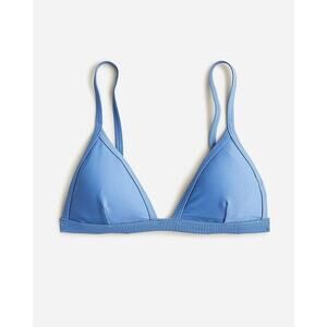 J. Crew Light Blue Triangle Bikini Top